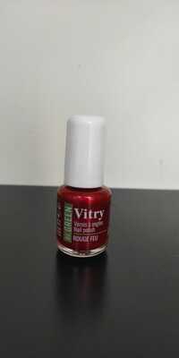 VITRY - Be green - Vernis à ongles rouge feu
