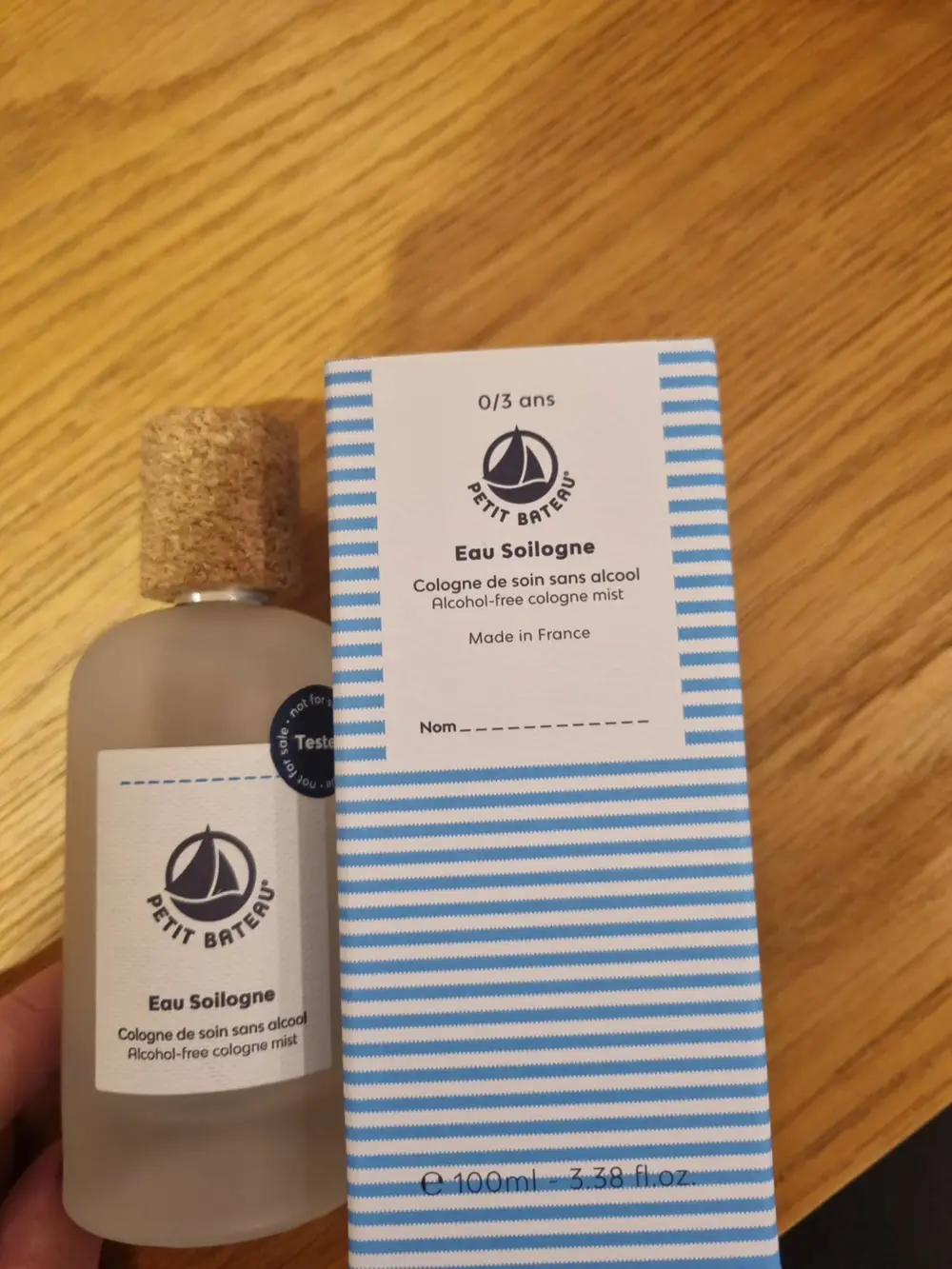 PETIT BATEAU - Eau soilogne - Cologne de soin sans alcool