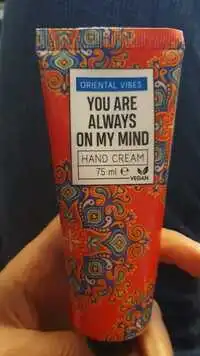 ORIENTAL VIBES - You are always on my mind - Hand cream