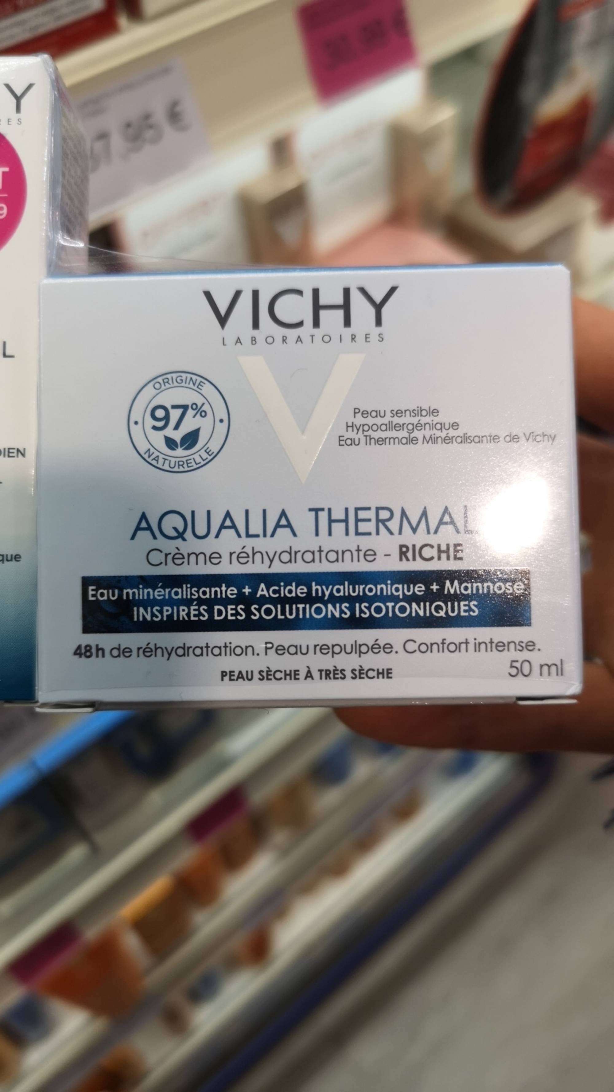 VICHY - Aqualia thermal - Crème réhydratante riche