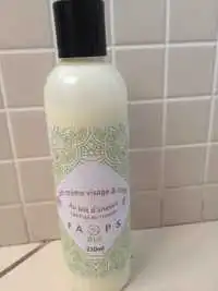 FAOPS BIO - Lait crème visage & corps Au lait d'ânesse