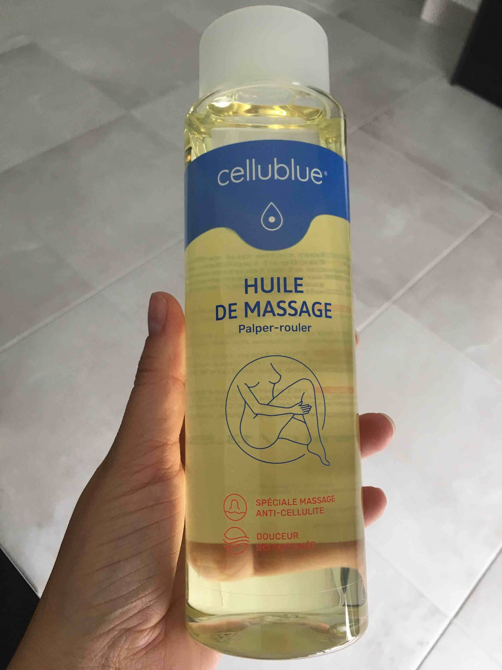Huile massage palper-rouler Cellulite Cellublue
