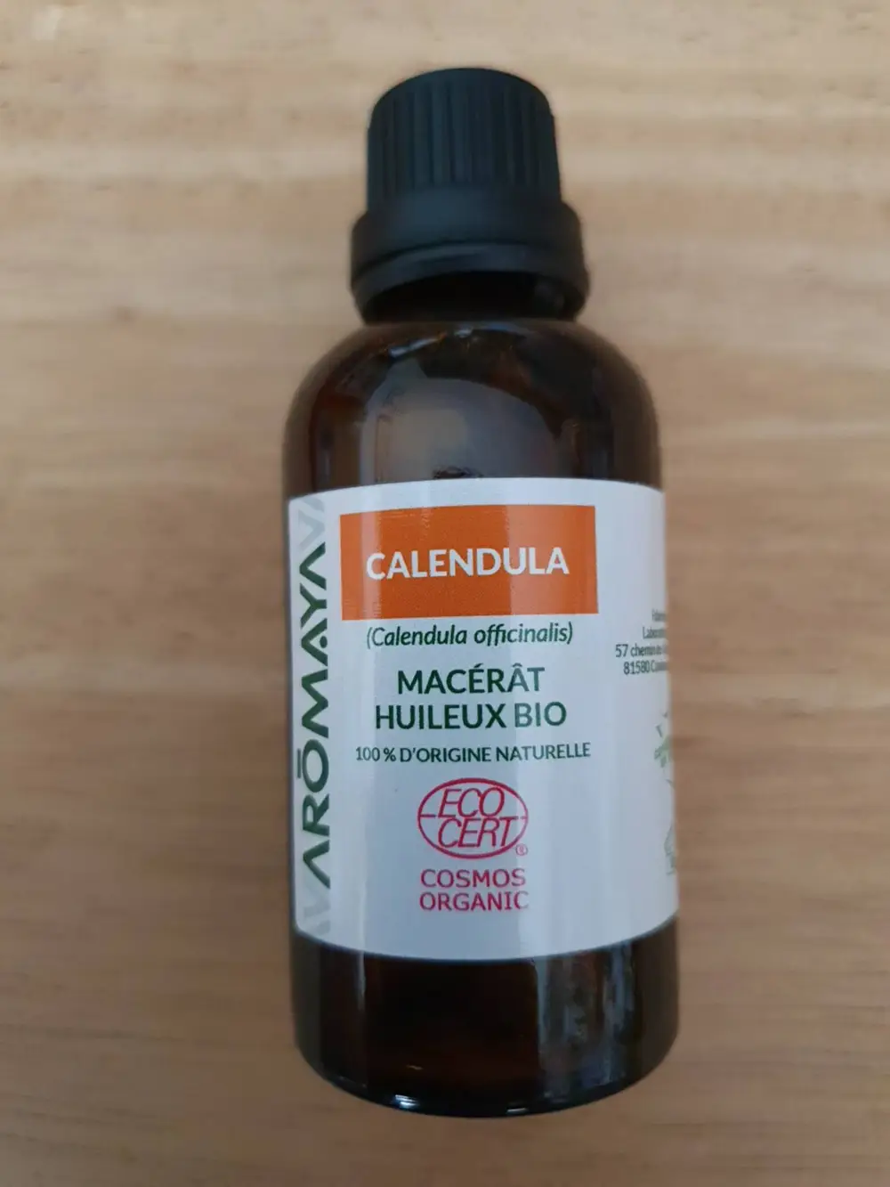 AROMAYA - Macérât huileux bio calendula